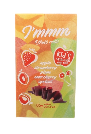[00084] I'mmm 5 fruit roll - Selectie voor kinderen - 77gr